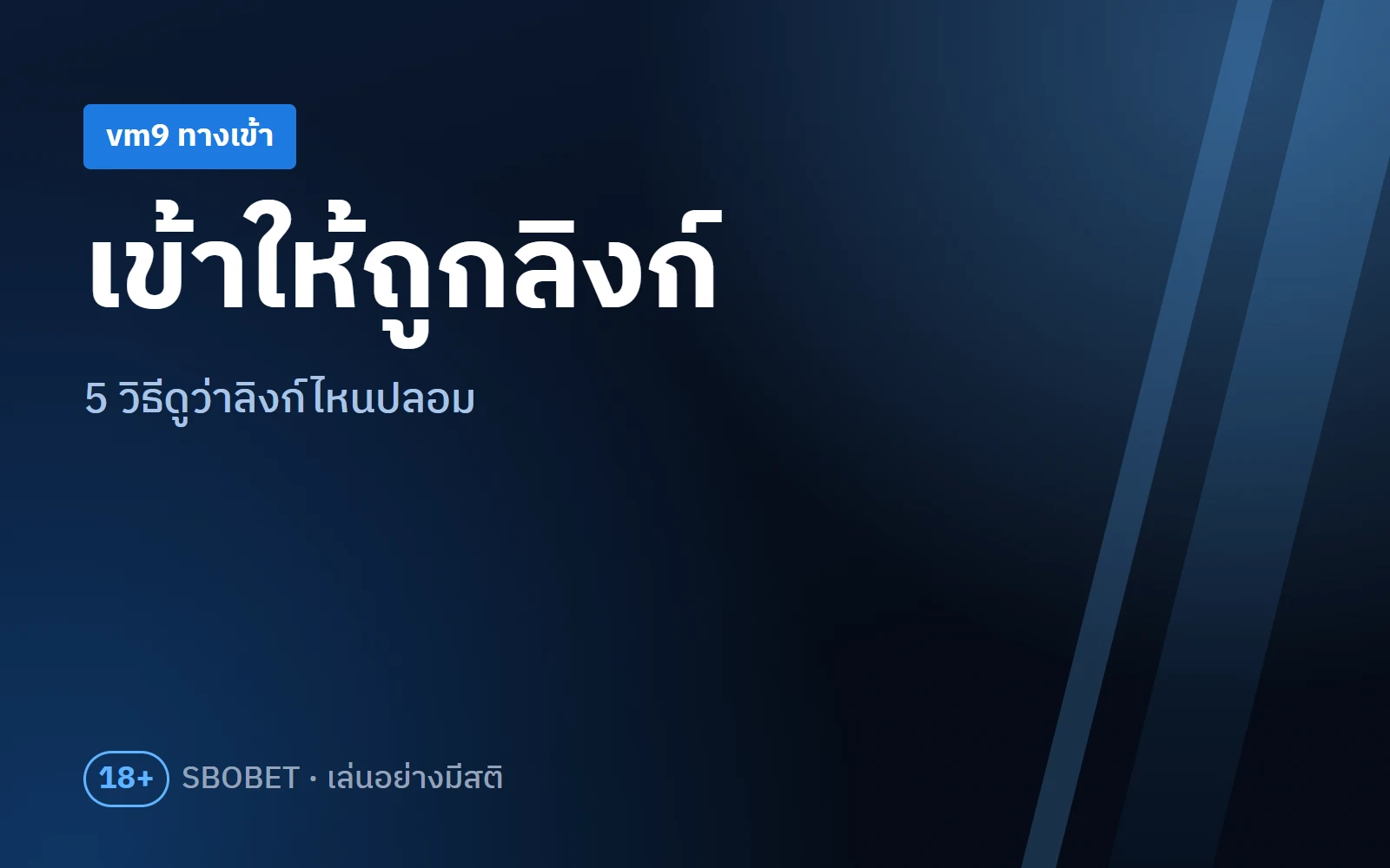 vm9 ทางเข้า เข้าเว็บให้ถูกลิงก์ และวิธีดูลิงก์ปลอม 5 ข้อ